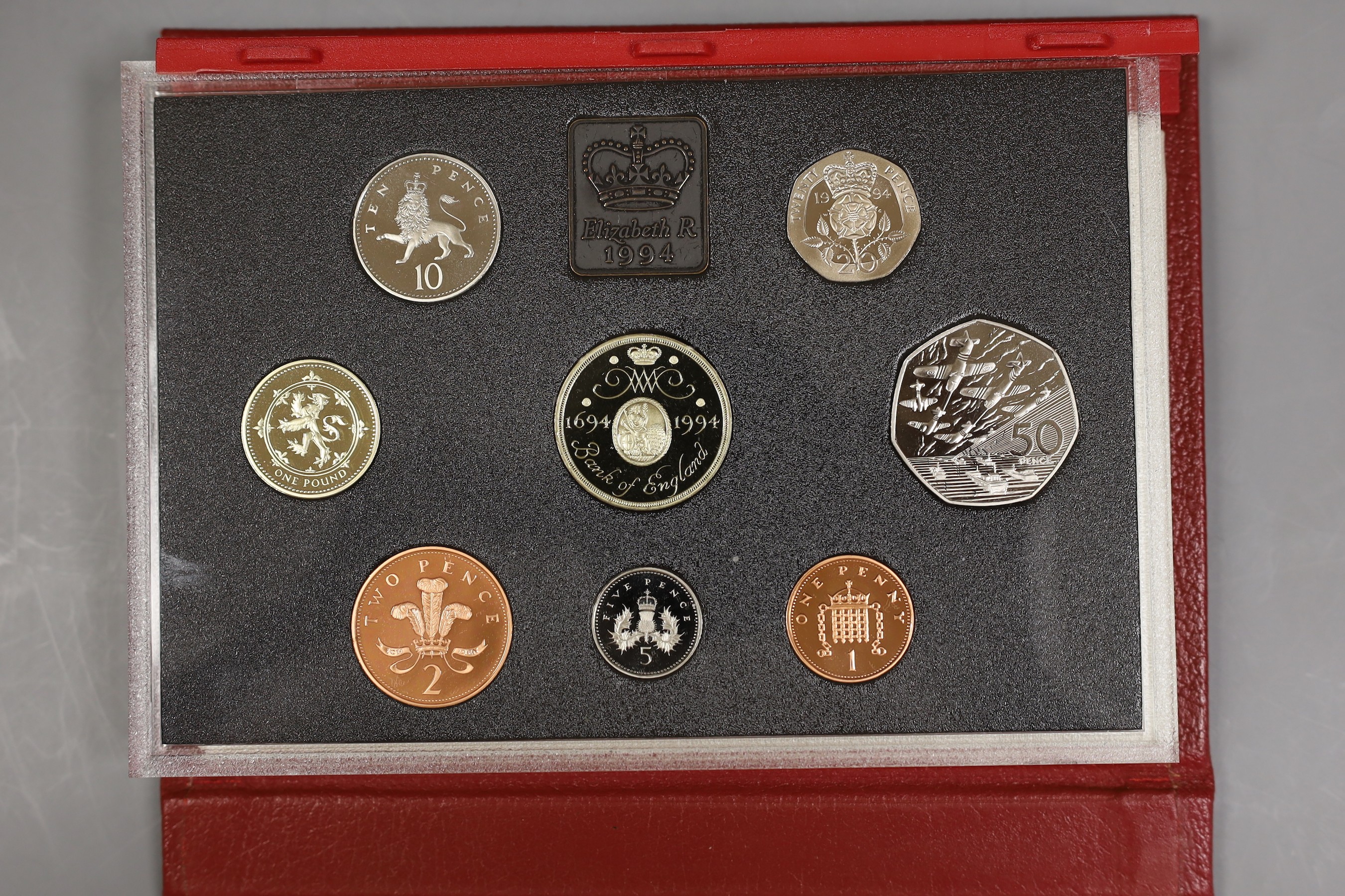 A group of silver and proof coins, to include Farewell to the £S.D. System, Royal Mint etc.